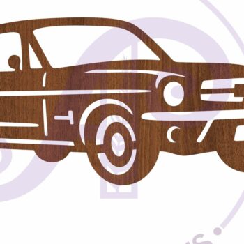 Intra απο ξύλο plywood  Χρώμα wenge 3mm-4mm πάχος - Κλασικό σχέδιο επιγραφής αυτοκινήτου 4, Δίασταση 40x50 cm INTRAFABR-66892140 - Image 3