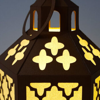 Intra απο ξύλο plywood  Χρώμα wenge 3mm-4mm πάχος - Κλασικό χάρτινο φανάρι για Cricut Δίασταση 20x20 cm INTRAFABR-38257704 - Image 3