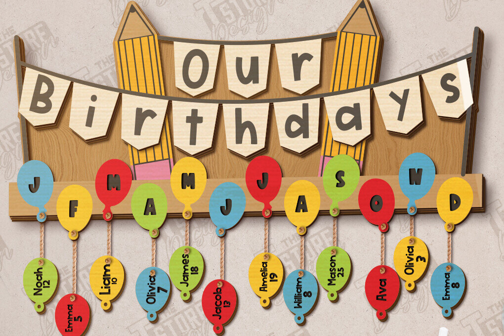 Intra απο ξύλο plywood  Χρώμα wenge 3mm-4mm πάχος - Γενέθλια στην τάξη | Πίνακας γενεθλίων |CNC Δίασταση 40x50 cm INTRAFABR-120432584