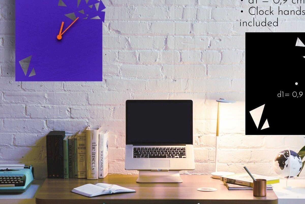 Intra απο ξύλο plywood  Χρώμα wenge 3mm-4mm πάχος - Ρολόι, Abstract Δίασταση 20x20 cm INTRAFABR-81587032