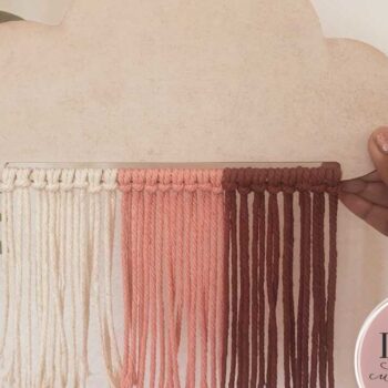 Intra απο ξύλο plywood  Χρώμα wenge 3mm-4mm πάχος - Cloud Macrame Δίασταση 30x20 cm INTRAFABR-107012973 - Image 5