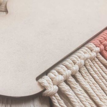 Intra απο ξύλο plywood  Χρώμα wenge 3mm-4mm πάχος - Cloud Macrame Δίασταση 30x20 cm INTRAFABR-107012973 - Image 6