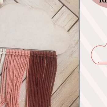 Intra απο ξύλο plywood  Χρώμα wenge 3mm-4mm πάχος - Cloud Macrame Δίασταση 30x20 cm INTRAFABR-107012973 - Image 7