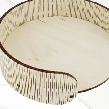 Intra απο ξύλο plywood  Χρώμα wenge 3mm-4mm πάχος - Θήκη σουβέρ με Hot Stand Δίασταση 30x20 cm INTRAFABR-98477333 - Image 5