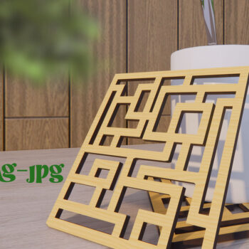 Intra απο ξύλο plywood Χρώμα wenge 3mm-4mm πάχος - Σχεδιασμός σουβέρ Δίασταση 30x20 cm INTRAFABR-29862679 - Image 1