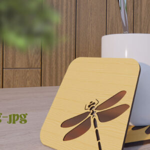 Intra απο ξύλο plywood  Χρώμα wenge 3mm-4mm πάχος - Σχεδιασμός σουβέρ Δίασταση 15x15 cm INTRAFABR-29858251