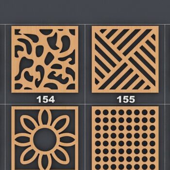 Intra απο ξύλο plywood Χρώμα wenge 3mm-4mm πάχος - Διανυσματικά αρχεία γεωμετρικών μοτίβων σουβέρ Δίασταση 30x20 cm INTRAFABR-108803702 - Image 11