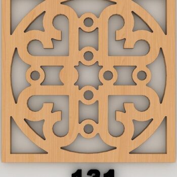 Intra απο ξύλο plywood Χρώμα wenge 3mm-4mm πάχος - Διάνυσμα πρότυπο Trivet Grill Coaster 163 Δίασταση 30x20 cm INTRAFABR-108803727 - Image 4