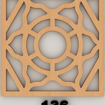 Intra απο ξύλο plywood Χρώμα wenge 3mm-4mm πάχος - Διάνυσμα πρότυπο Trivet Grill Coaster 163 Δίασταση 30x20 cm INTRAFABR-108803727 - Image 9