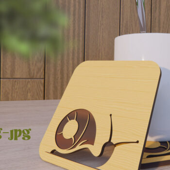 Intra απο ξύλο plywood Χρώμα wenge 3mm-4mm πάχος - σουβέρ Δίασταση 15x15 cm INTRAFABR-108803883 - Image 1