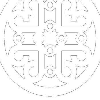 Intra απο ξύλο plywood  Χρώμα wenge 3mm-4mm πάχος - Σετ σουβέρ διανυσματικό για Lasercut Δίασταση 20x20 cm INTRAFABR-56547714 - Image 6