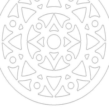 Intra απο ξύλο plywood  Χρώμα wenge 3mm-4mm πάχος - Σετ σουβέρ διανυσματικό για Lasercut Δίασταση 20x20 cm INTRAFABR-56547714 - Image 8