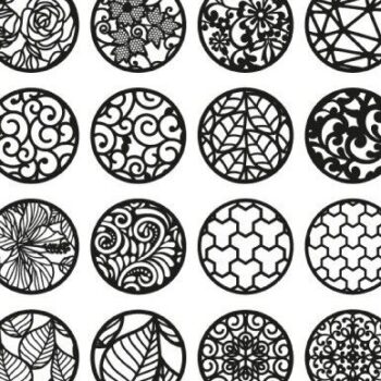 Intra απο ξύλο plywood  Χρώμα wenge 3mm-4mm πάχος - Πακέτο σουβέρ , Σετ σουβέρ Στρογγυλό Δίασταση 3x3 cm INTRAFABR-112860885 - Image 2