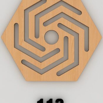 Intra απο ξύλο plywood  Χρώμα wenge 3mm-4mm πάχος - Διάνυσμα Coaster Αρχεία αποκοπής με λέιζερ 157 Δίασταση 30x20 cm INTRAFABR-112861118 - Image 9