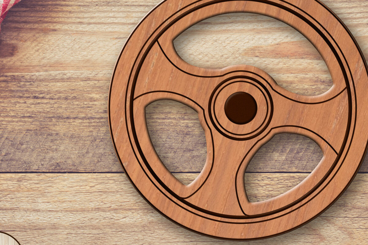 Intra απο ξύλο plywood  Χρώμα wenge 3mm-4mm πάχος - Σουβέρ με Χαρακτική Διακοσμητική Λίμα Δίασταση 4x4 cm INTRAFABR-112860839