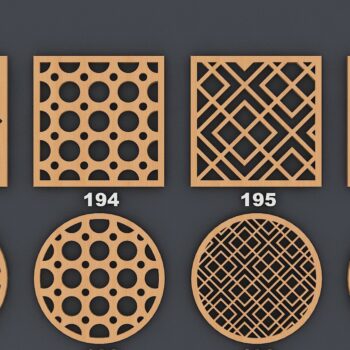 Intra απο ξύλο plywood  Χρώμα wenge 3mm-4mm πάχος - Σουβέρ κομμένο / στρογγυλή σχάρα Mandala Δίασταση 30x30 cm INTRAFABR-107180610 - Image 10