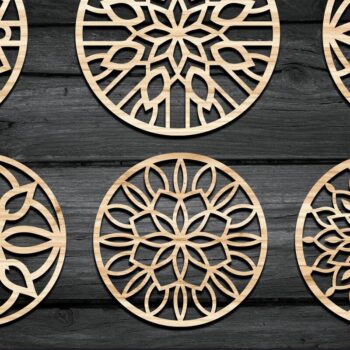 Intra απο ξύλο plywood  Χρώμα wenge 3mm-4mm πάχος - Σουβέρ Γκριλ Πακέτο Δίασταση 30x30 cm INTRAFABR-93710611 - Image 3