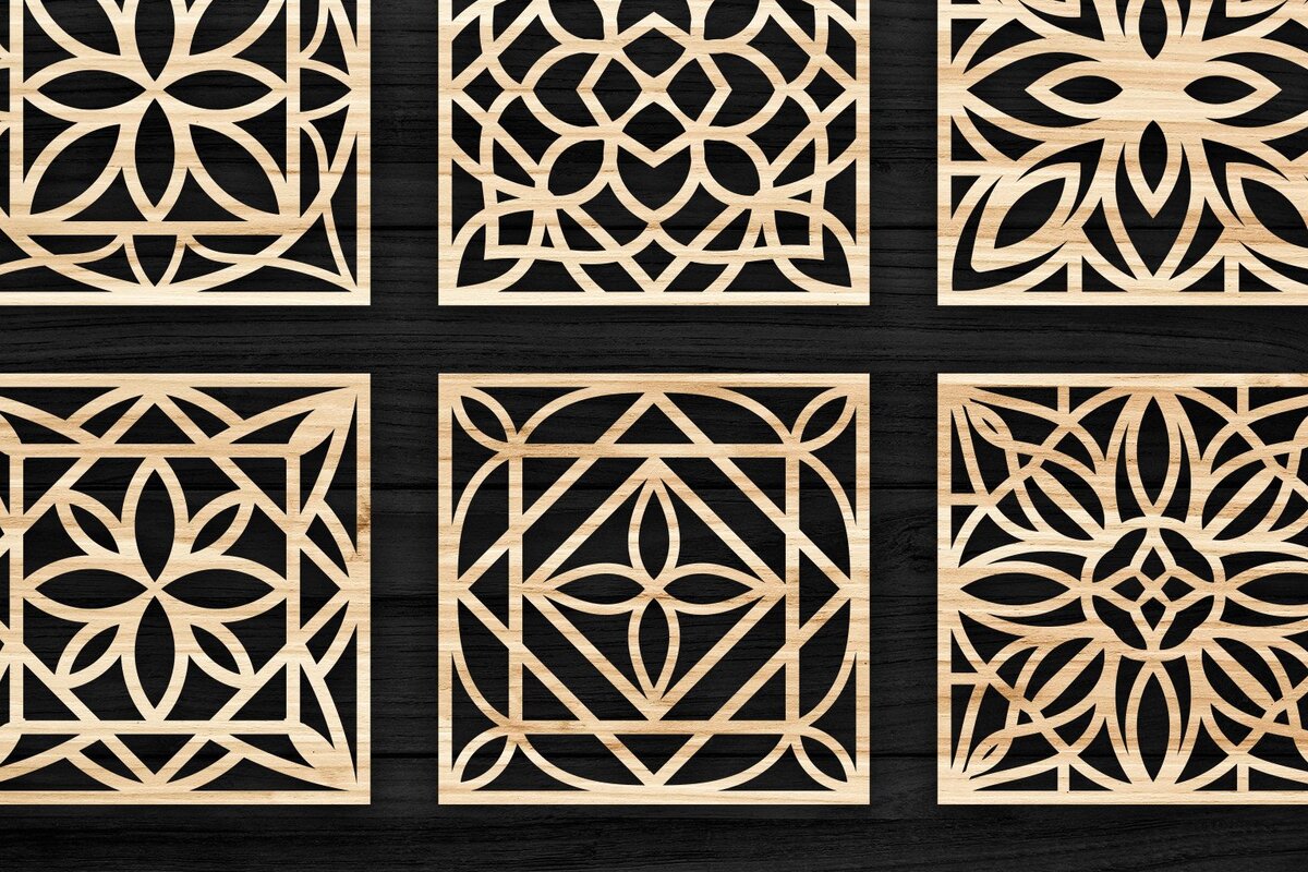 Intra απο ξύλο plywood  Χρώμα wenge 3mm-4mm πάχος - Σουβέρ Γκριλ Bundle-V05 Δίασταση 30x30 cm INTRAFABR-92622391