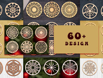 Intra απο ξύλο plywood  Χρώμα wenge 3mm-4mm πάχος - Σετ σουβέρ Bundle 2 Δίασταση 30x20 cm INTRAFABR-110246214 - Image 1