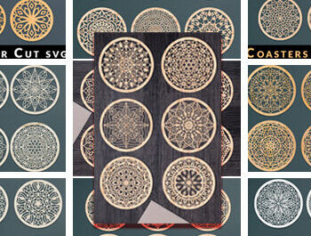 Intra απο ξύλο plywood  Χρώμα wenge 3mm-4mm πάχος - Σετ σουβέρ Bundle Δίασταση 30x20 cm INTRAFABR-110248082 - Image 1