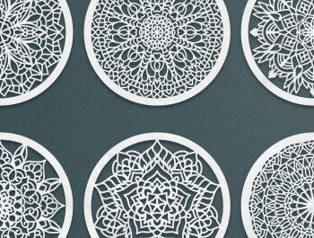 Intra απο ξύλο plywood  Χρώμα wenge 3mm-4mm πάχος - Σουβέρ Δίασταση 30x20 cm INTRAFABR-92622518 - Image 1