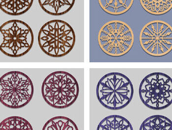 Intra απο ξύλο plywood Χρώμα wenge 3mm-4mm πάχος - Σουβέρ Bundle Δίασταση 30x20 cm INTRAFABR-104274271 - Image 13