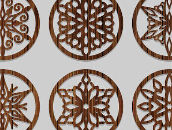 Intra απο ξύλο plywood Χρώμα wenge 3mm-4mm πάχος - Σουβέρ Bundle Δίασταση 30x20 cm INTRAFABR-104274271 - Image 17