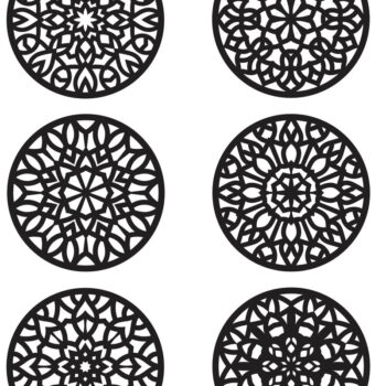 Intra απο ξύλο plywood Χρώμα wenge 3mm-4mm πάχος - Αρχεία κοπής με λέιζερ σουβέρ Δίασταση 30x20 cm INTRAFABR-102531666 - Image 2