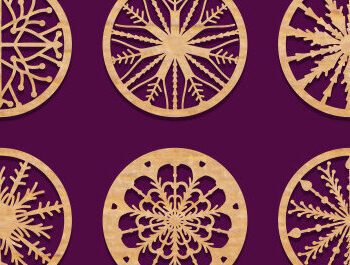 Intra απο ξύλο plywood  Χρώμα wenge 3mm-4mm πάχος - Σετ σουβέρ Δίασταση 40x50 cm INTRAFABR-100297631 - Image 1