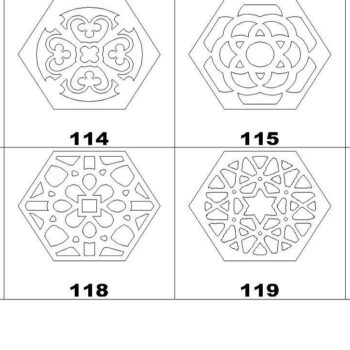 Intra απο ξύλο plywood Χρώμα wenge 3mm-4mm πάχος - Σουβέρ , Διακόσμηση σπιτιού Dxf, Glowforge Δίασταση 20x20 cm INTRAFABR-80153903 - Image 1