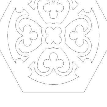 Intra απο ξύλο plywood Χρώμα wenge 3mm-4mm πάχος - Σουβέρ , Διακόσμηση σπιτιού Dxf, Glowforge Δίασταση 20x20 cm INTRAFABR-80153903 - Image 2