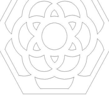 Intra απο ξύλο plywood Χρώμα wenge 3mm-4mm πάχος - Σουβέρ , Διακόσμηση σπιτιού Dxf, Glowforge Δίασταση 20x20 cm INTRAFABR-80153903 - Image 3