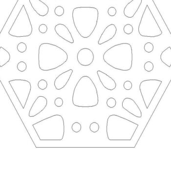 Intra απο ξύλο plywood Χρώμα wenge 3mm-4mm πάχος - Σουβέρ , Διακόσμηση σπιτιού Dxf, Glowforge Δίασταση 20x20 cm INTRAFABR-80153903 - Image 4