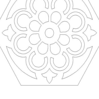 Intra απο ξύλο plywood Χρώμα wenge 3mm-4mm πάχος - Σουβέρ , Διακόσμηση σπιτιού Dxf, Glowforge Δίασταση 20x20 cm INTRAFABR-80153903 - Image 5