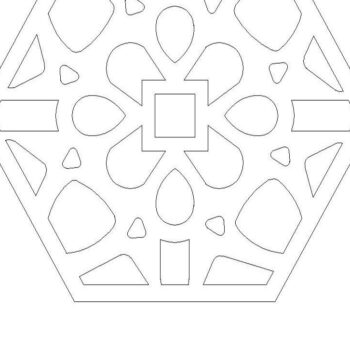 Intra απο ξύλο plywood Χρώμα wenge 3mm-4mm πάχος - Σουβέρ , Διακόσμηση σπιτιού Dxf, Glowforge Δίασταση 20x20 cm INTRAFABR-80153903 - Image 6