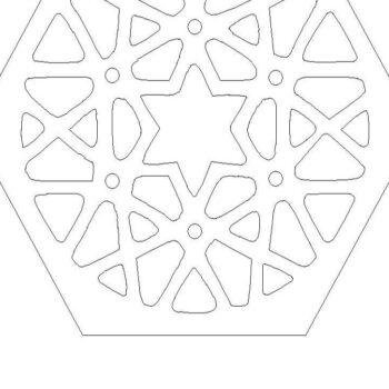 Intra απο ξύλο plywood Χρώμα wenge 3mm-4mm πάχος - Σουβέρ , Διακόσμηση σπιτιού Dxf, Glowforge Δίασταση 20x20 cm INTRAFABR-80153903 - Image 7