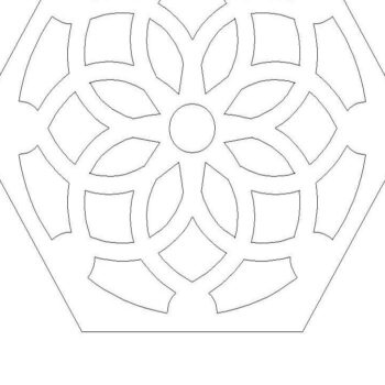 Intra απο ξύλο plywood Χρώμα wenge 3mm-4mm πάχος - Σουβέρ , Διακόσμηση σπιτιού Dxf, Glowforge Δίασταση 20x20 cm INTRAFABR-80153903 - Image 9