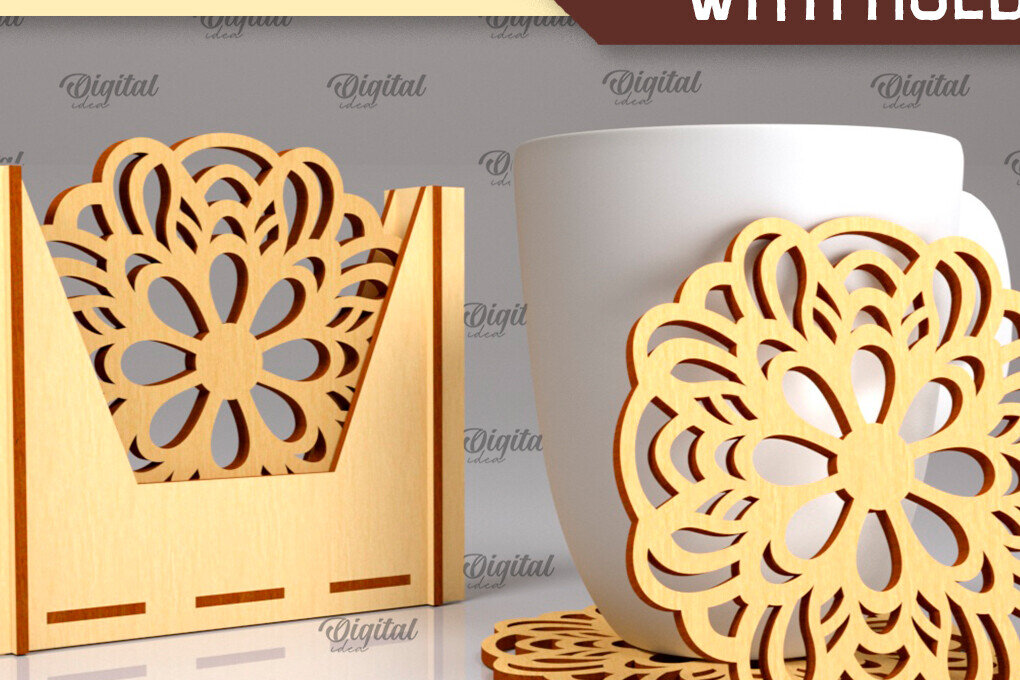 Intra απο ξύλο plywood  Χρώμα wenge 3mm-4mm πάχος - Σουβέρ με θήκη Design Δίασταση 30x20 cm INTRAFABR-101181892