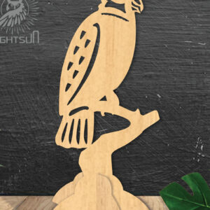 Intra απο ξύλο plywood  Χρώμα wenge 3mm-4mm πάχος - Cockatoo Bird Διακόσμηση σπιτιού 3 Δίασταση 20x20 cm INTRAFABR-62912466