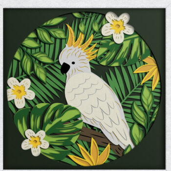 Intra απο ξύλο plywood  Χρώμα wenge 3mm-4mm πάχος - κοπής πολυστρωματικού χαρτιού COCKATOO Δίασταση 8x8 cm INTRAFABR-114167190 - Image 5