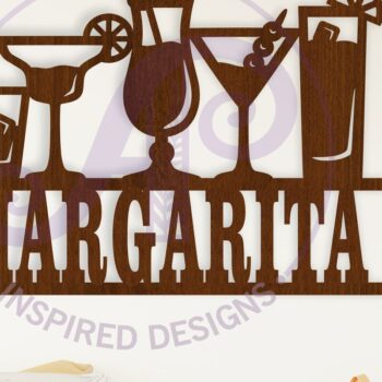 Intra απο ξύλο plywood  Χρώμα wenge 3mm-4mm πάχος - Κοκτέιλ Σήμα ονόματος File Δίασταση 30x20 cm INTRAFABR-114246033 - Image 1