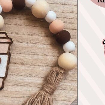 Intra απο ξύλο plywood  Χρώμα wenge 3mm-4mm πάχος - κοπής ετικετών με χάντρες καφέ Δίασταση 30x20 cm INTRAFABR-35001829 - Image 1