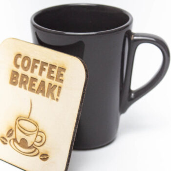 Intra απο ξύλο plywood  Χρώμα wenge 3mm-4mm πάχος - Διάλειμμα για καφέ Δίασταση 20x20 cm INTRAFABR-4076719 - Image 1