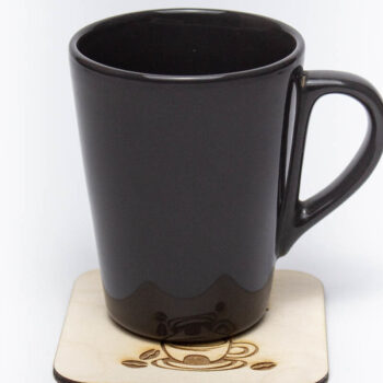 Intra απο ξύλο plywood  Χρώμα wenge 3mm-4mm πάχος - Διάλειμμα για καφέ Δίασταση 20x20 cm INTRAFABR-4076719 - Image 4