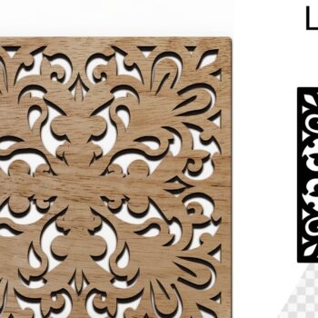 Intra απο ξύλο plywood  Χρώμα wenge 3mm-4mm πάχος - Coaster Coaster . Τετράγωνο σουβέρ Δίασταση 30x20 cm INTRAFABR-4076676 - Image 1