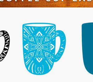 Intra απο ξύλο plywood  Χρώμα wenge 3mm-4mm πάχος - Φλιτζάνι καφέ με Δίασταση 20x20 cm INTRAFABR-99555356