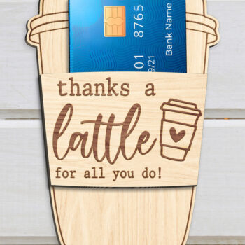 Intra απο ξύλο plywood Χρώμα wenge 3mm-4mm πάχος - Κάτοχος δωροκάρτας καφέ Δίασταση 20x20 cm INTRAFABR-100837513 - Image 1