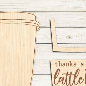 Intra απο ξύλο plywood Χρώμα wenge 3mm-4mm πάχος - Κάτοχος δωροκάρτας καφέ Δίασταση 20x20 cm INTRAFABR-100837513 - Image 3