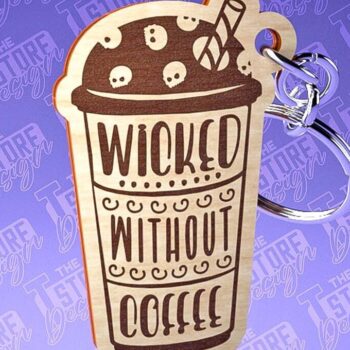 Intra απο ξύλο plywood  Χρώμα wenge 3mm-4mm πάχος - Κοπή Laser Μπρελόκ Καφέ | Αστεία αποσπάσματα Δίασταση 4x4 cm INTRAFABR-34028456 - Image 1