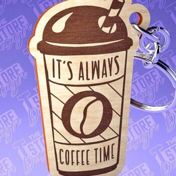 Intra απο ξύλο plywood  Χρώμα wenge 3mm-4mm πάχος - Κοπή Laser Μπρελόκ Καφέ | Αστεία αποσπάσματα Δίασταση 4x4 cm INTRAFABR-78714857 - Image 1